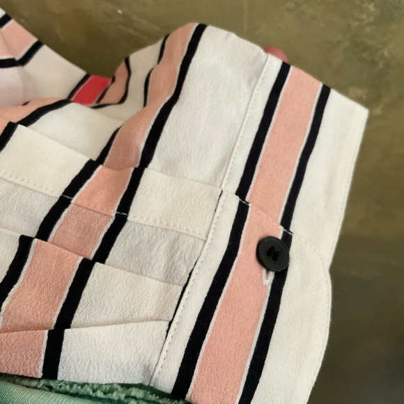 Vince Camuto Striped Lightweight Tunic Top - Picture 6 of 7